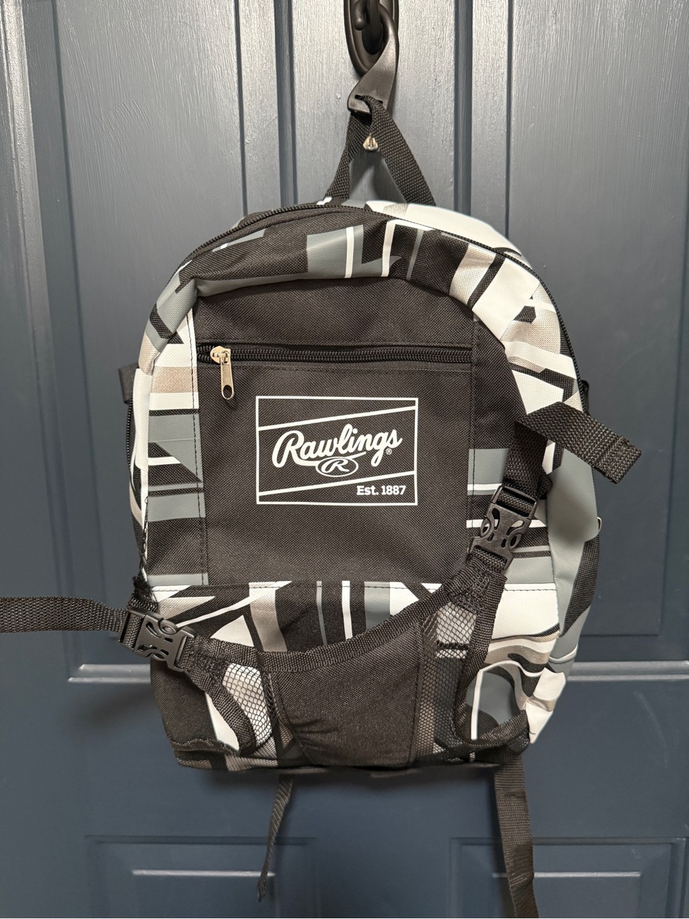 Rawlings Black & Gray Patterned Softball bag Youth